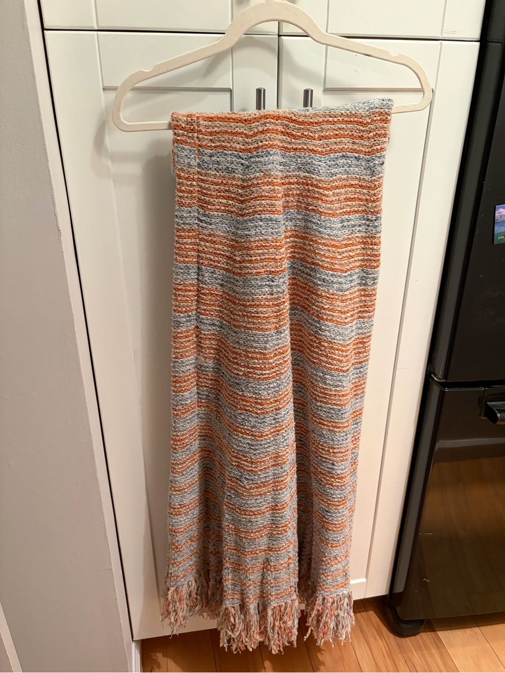 Ulla Johnson Arquette Striped Knit Fringe skirt - spring 2023